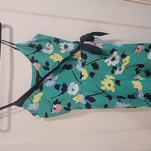 Banana Republic Floral A-line Dress Sz 4